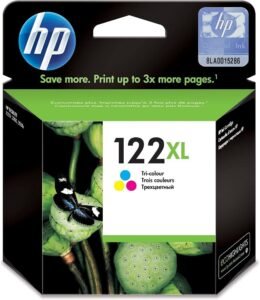 HP 122XL Original High Yield Tri-Color Ink Cartridge (CH564HE / CH564HL) ink hp122 tri ori